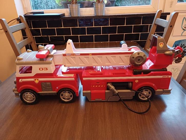 Paw Patrol brandweerwagen, Kinderen en Baby's, Speelgoed | Actiefiguren, Gebruikt, Ophalen of Verzenden