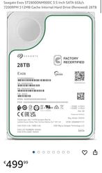 Seagate Exos 28TB, Ophalen of Verzenden, Nieuw, SATA, HDD