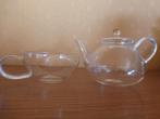 Nieuwe glazen theepot 0,50cl + 1 kop. Leuk cadeau!!!, Huis en Inrichting, Keuken | Servies, Ophalen of Verzenden, Nieuw, Glas