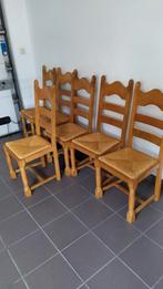 Massief eiken stoelen 6x, Enlèvement, Comme neuf