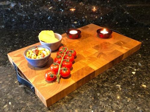 Kops eiken Hapjesplank Borrelplank Serveerplank 50x30x3,7, Huis en Inrichting, Keuken | Servies, Nieuw, Ophalen of Verzenden