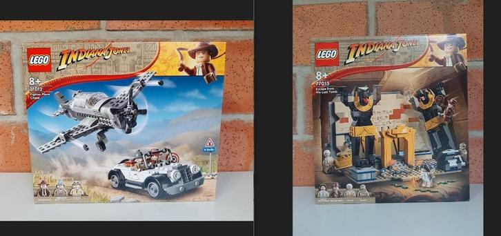 Lego Indiana Jones 77012 en 77013, Kinderen en Baby's, Speelgoed | Duplo en Lego, Nieuw, Lego, Complete set, Ophalen of Verzenden