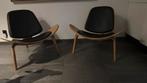 1 of 2 stks Replica Wegner Shell Chair, Ophalen, Zo goed als nieuw, Hout, Modern Wegner Shell Chair