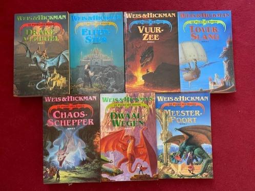 WEIS & HICKMAN DE POORT DES DOODS DE COMPLETE SERIE IN GOEDE, Boeken, Fantasy, Verzenden