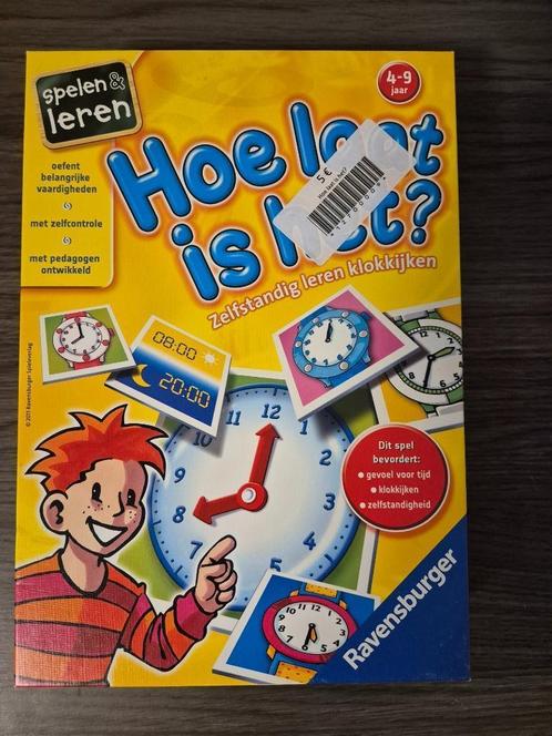 Ravensburger “Hoe laat is het?” (4–9 jaar), Hobby en Vrije tijd, Gezelschapsspellen | Overige, Zo goed als nieuw, Ophalen