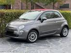 Fiat 500C Cabrio/1.2Benzine/Airco/Garantie, Auto's, Fiat, Voorwielaandrijving, 1242 cc, Cabriolet, Leder en Stof