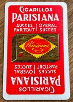 Speelkaart sigaren Parisiana, Verzamelen, Speelkaarten, Jokers en Kwartetten, Ophalen of Verzenden, Zo goed als nieuw, Speelkaart(en)