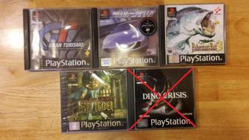 Lot PlayStation 1 (PS1) games (apart verkrijgbaar) beschikbaar voor biedingen