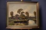 J.D. UITTENBOGAARD Landelijk landschap, Antiek en Kunst, Ophalen