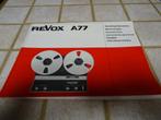 handleiding voor revox a77, Audio, Tv en Foto, Ophalen of Verzenden
