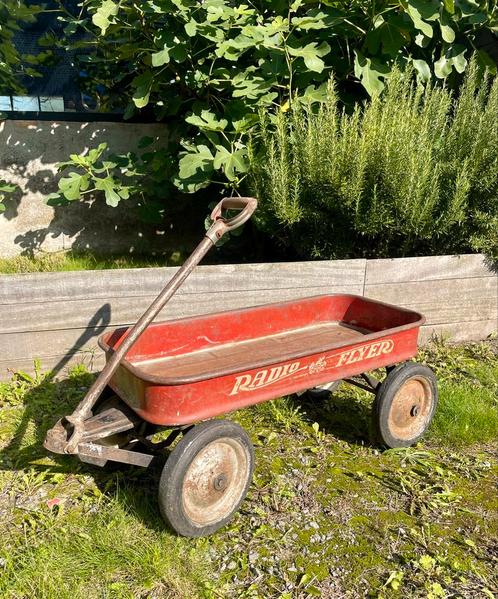 Radio Flyer Wagon Jaren 50-60 USA, Antiek en Kunst, Antiek | Speelgoed, Ophalen