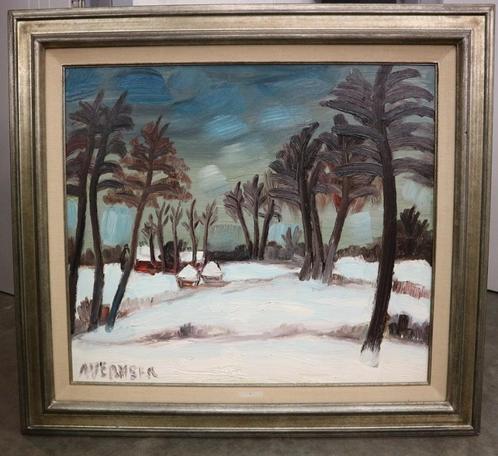 Alfons VERMEIR, winterlandschap, Antiek en Kunst, Kunst | Schilderijen | Klassiek, Ophalen of Verzenden