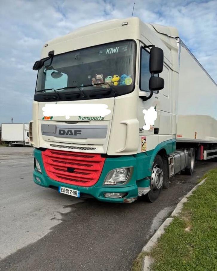 2 tracteur mercedes 1845. Daf xf460, Auto's, Vrachtwagens, Bedrijf, DAF, Automaat, Ophalen