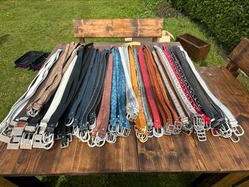Leder riemen en hadtassen NIEUW beschikbaar voor biedingen