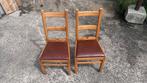 Set van 16 Authentieke Kerkstoelen, Antiek en Kunst, Ophalen