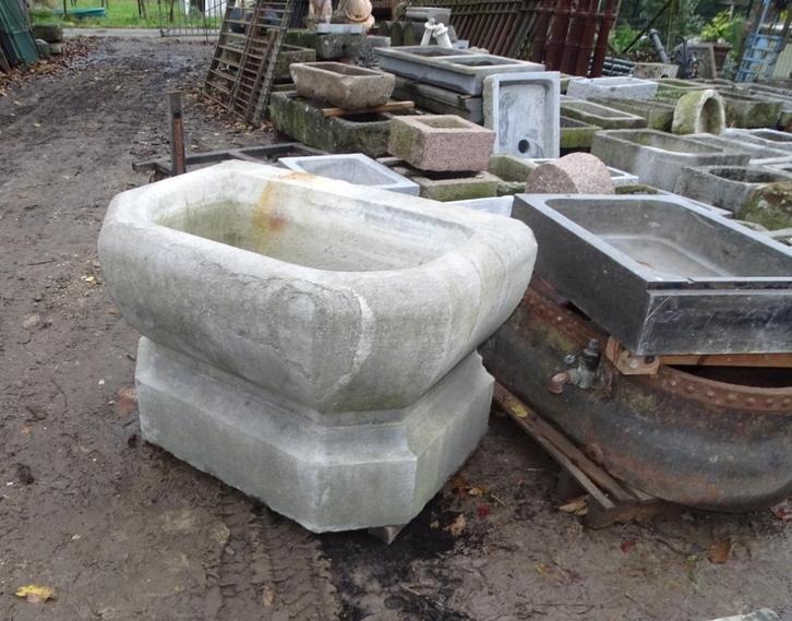arduinen trog gootsteen pompbak, Antiek en Kunst, Curiosa en Brocante, Ophalen