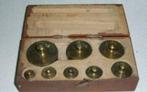 Boîte ancienne avec caisse de poids : 14 x 6,5 x 4,5 cm, Antiquités & Art, Antiquités | Outils & Instruments, Enlèvement ou Envoi