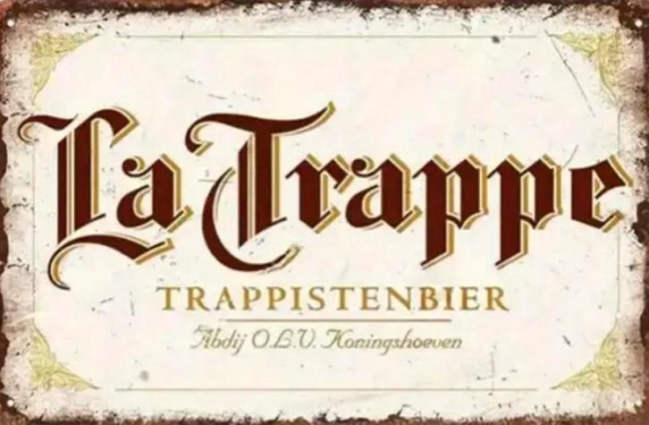 Panneau en métal La Trappe - mancave vintage rétro, Collections, Marques & Objets publicitaires, Neuf, Panneau publicitaire, Enlèvement ou Envoi
