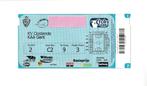 (gebruikt) ticket : Oostende - Gent : croky cup : 14/12/2016, Ophalen of Verzenden, Gebruikt, Overige typen