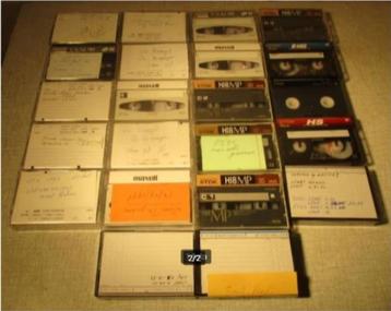 22 Filmtapes Hi8 - TDK en Maxell - met mensen en feesten beschikbaar voor biedingen