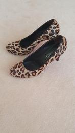 Akua pumps in luipaardprint - maat 40, Kleding | Dames, Schoenen, Pumps, Bruin, Ophalen of Verzenden, Zo goed als nieuw