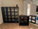 3x Expedit Ikea kast zwart, Huis en Inrichting, Ophalen, Gebruikt