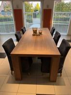 eetkamertafel en stoelen, Huis en Inrichting, Tafels | Eettafels, Ophalen, Zo goed als nieuw