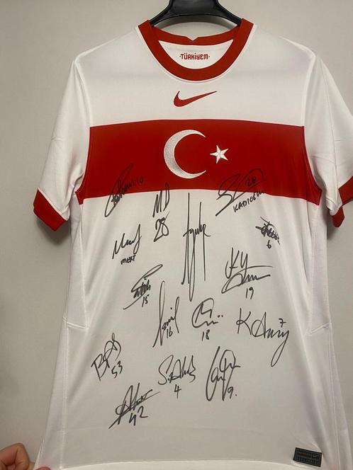 Maillot de football signé Turkiye EK2024, Sports & Fitness, Football, Comme neuf, Maillot, Enlèvement