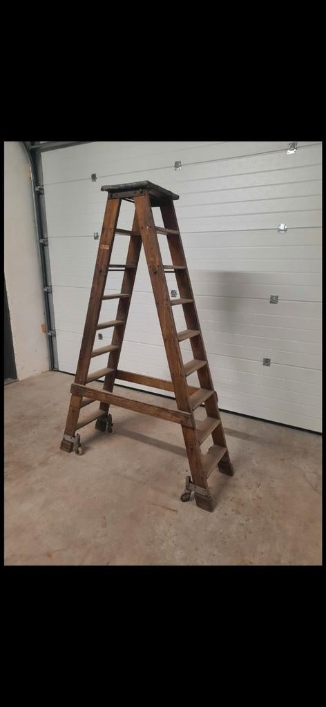 Antieke ladder, Antiek en Kunst, Ophalen
