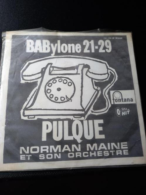 Norman Maine – Babylone 21-29 - Hallo Brigitte " Popcorn ", Cd's en Dvd's, Vinyl Singles, Gebruikt, Single, Latin en Salsa, 7 inch