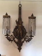Authentieke antiek brons wandverlichting, Maison & Meubles, Lampes | Lustres, Enlèvement, Comme neuf