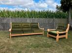 Vintage Salon Zetelset, Huis en Inrichting, Hout, Gebruikt, Overige maten, 75 tot 100 cm