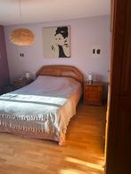 Volledige slaapkamer in behandeld grenen, Huis en Inrichting, Ophalen, Gebruikt, Tweepersoons, Scandinavisch