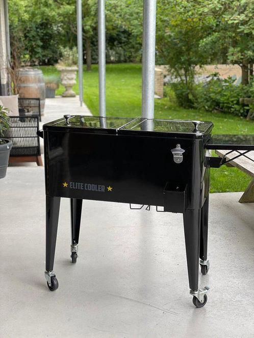 Verrijdbare koelbox van EliteCooler - retro design, Caravans en Kamperen, Koelboxen, Zo goed als nieuw, Koelbox, Ophalen