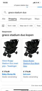 Graco stadium duo kinderwagen, Kinderen en Baby's, Kinderwagens en Combinaties, Kinderwagen, Ophalen of Verzenden, Zo goed als nieuw