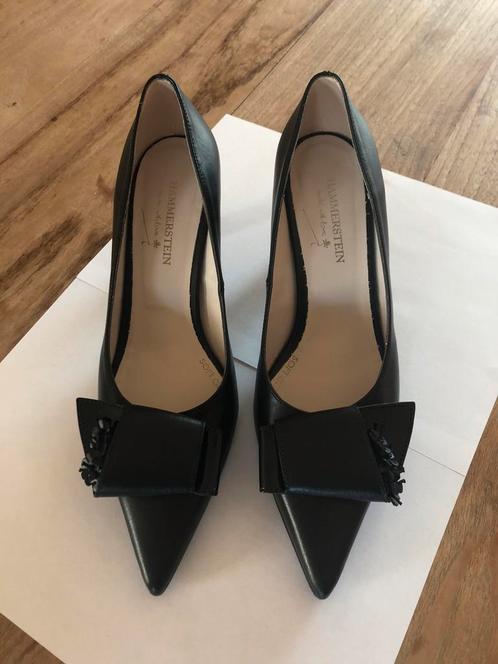 Zwarte Pumps, leer, maar 39, Kleding | Dames, Schoenen, Zo goed als nieuw, Pumps, Zwart, Ophalen
