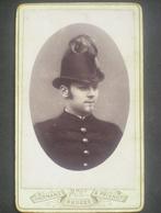 Ancienne photo de chasseur de la Garde Civique de Bruges, Collections, Photo ou Poster, Armée de terre, Envoi