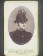 Ancienne photo de chasseur de la Garde Civique de Bruges, Photo ou Poster, Armée de terre, Envoi
