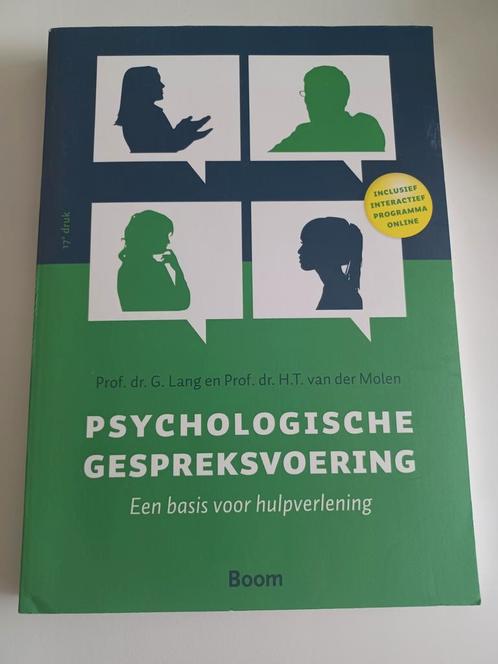 H.T. van der Molen - Psychologische gespreksvoering, Boeken, Psychologie, Ophalen of Verzenden