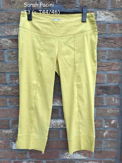 Sarah Pacini pantalon jaune/moutarde T3 (=T44/46), Vêtements | Femmes, Culottes & Pantalons, Porté, Taille 42/44 (L), Jaune, Enlèvement ou Envoi