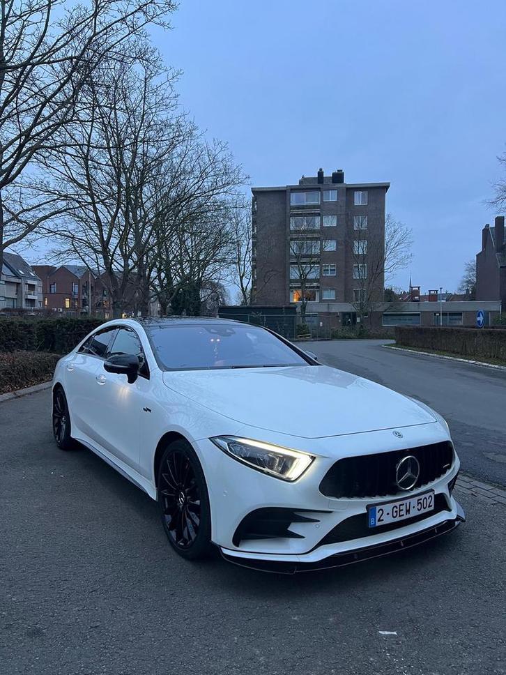 Cls 350 benzine elektrische 2019 299pk, Auto's, Mercedes-Benz, Bedrijf, CLS, 360° camera, Benzine, Euro 6, 5 deurs, Automaat, Wit