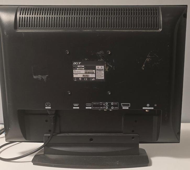 Acer AT1921 HD LCD TV / Monitor, Computers en Software, Monitoren, Zo goed als nieuw, 60 Hz of minder, HDMI, VGA, Ingebouwde speakers