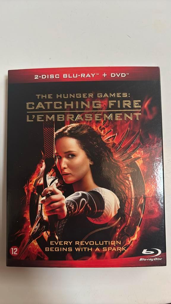 Blu-ray + DVD The Hunger Games L’embrasement, CD & DVD, Blu-ray, Comme neuf, Coffret, Enlèvement ou Envoi