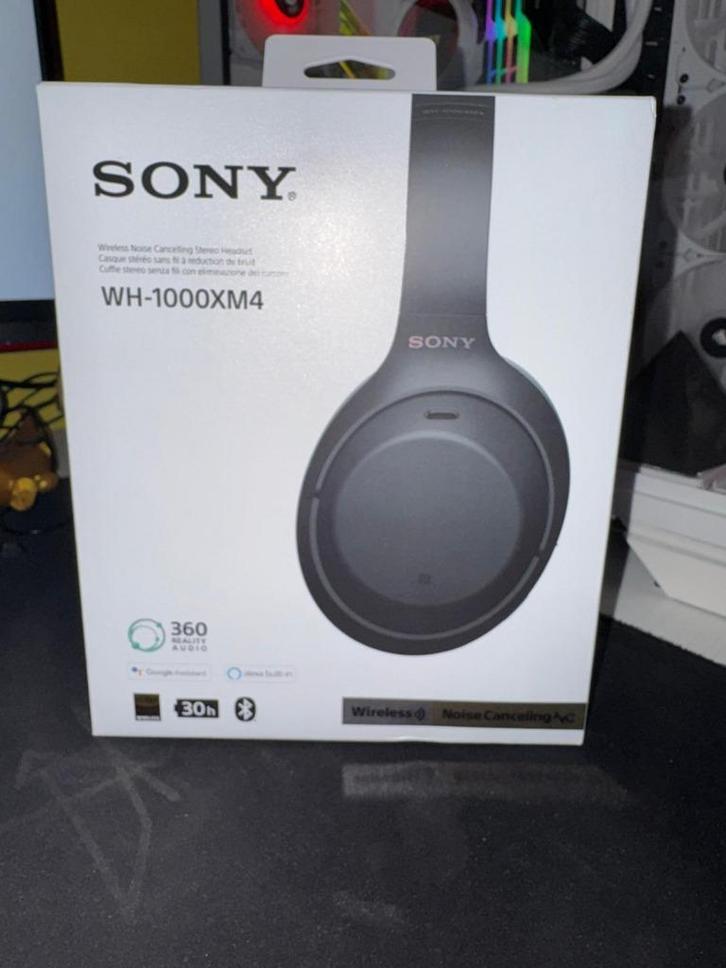 Sony WH-1000XM4 (black edition), Audio, Tv en Foto, Hoofdtelefoons, Zo goed als nieuw, Over oor (circumaural), Sony, Draadloos
