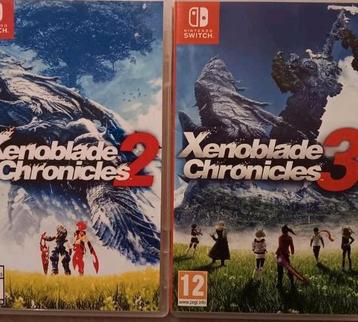 Nintendo Switch games : Xenoblade chronicles 2 & 3!