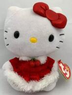 Ty Beanie Babies Hello Kitty in kerstjurk knuffel nieuw 15cm, Verzenden, Zo goed als nieuw