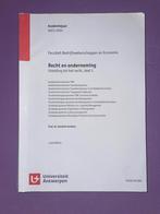 Boeken TEW Bedrijfskunde Universiteit Antwerpen (BA 1 & 2), Boeken, Studieboeken en Cursussen, Ophalen, Zo goed als nieuw, Hoger Onderwijs