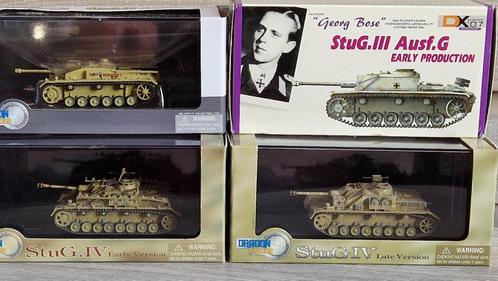 Dragon Armor Stug.III & Stug.IV tanks 1/72e gepantserde tank, Verzamelen, Militaria | Tweede Wereldoorlog, Landmacht, Miniatuur of Beeldje