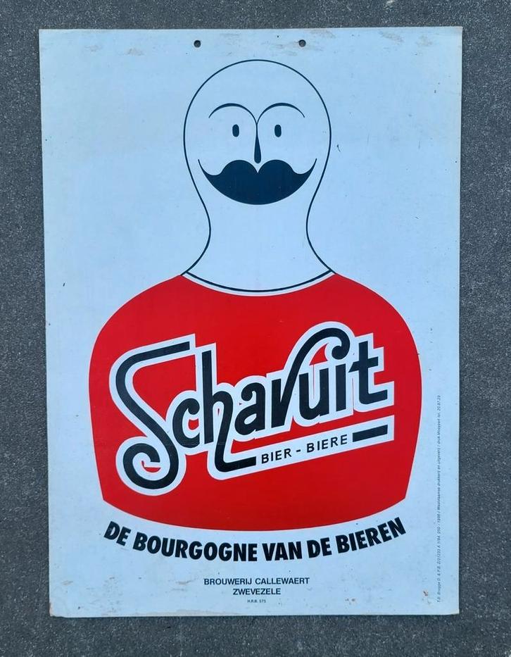 Schavuit publiciteitsbord Callewaert, Verzamelen, Biermerken, Zo goed als nieuw, Ophalen of Verzenden