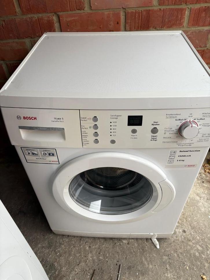 Bosch Maxx 6 VarioPerfect, Elektronische apparatuur, Wasmachines, Zo goed als nieuw, 4 tot 6 kg, Energieklasse A of zuiniger, Ophalen